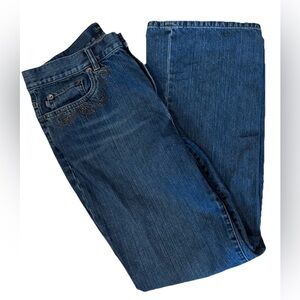 Lauren Jeans Co Ralph Lauren Embroidered Stud Jeans Women's Bootcut Size 12